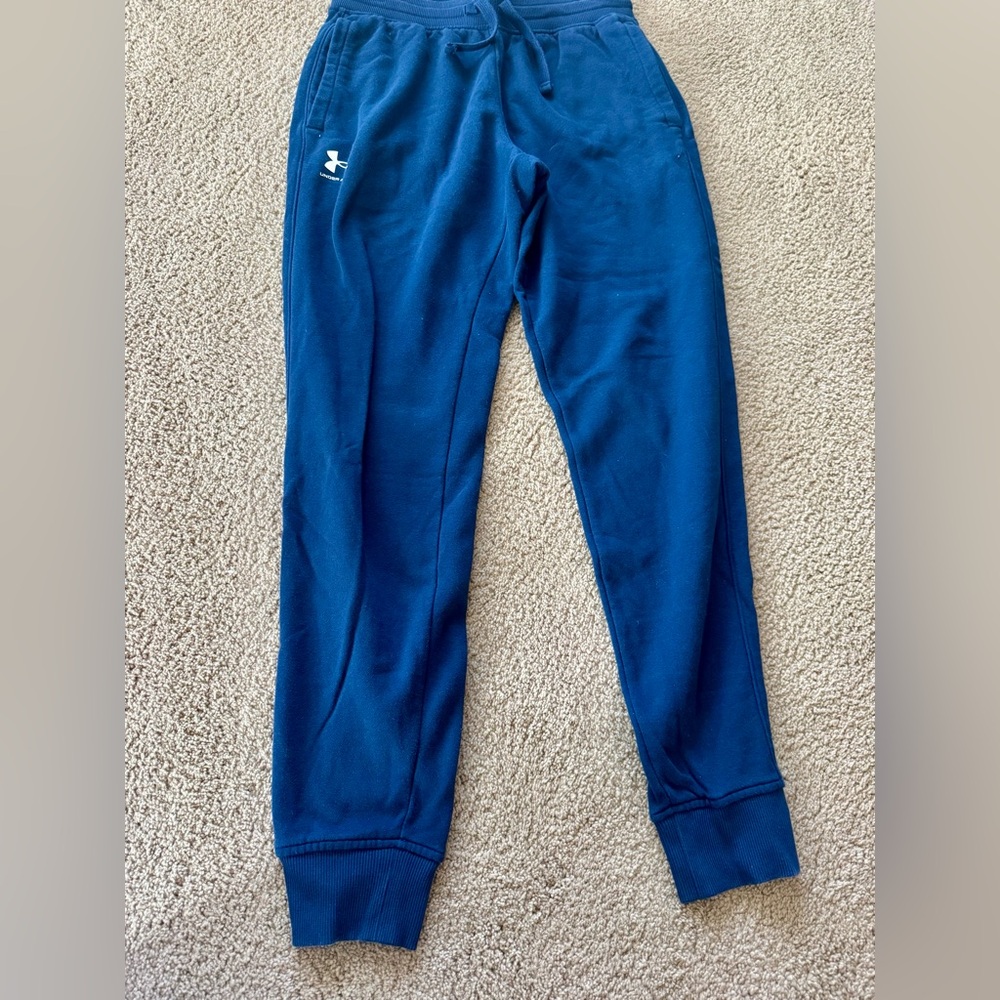 BRAND NEW!!! Under Armour Men's Navy Blue Sweatpants Size M